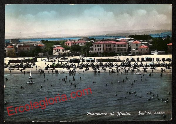 ai0890 - CARTOLINA D'EPOCA - Rimini Provincia - Miramare di Rimini