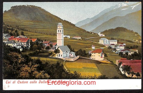 ae1262 - CARTOLINA  D'EPOCA - Belluno Provincia - Tai di Cadore