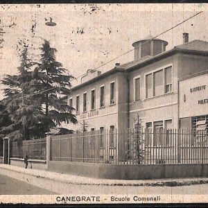 ac4057 - CARTOLINA D'EPOCA - Milano Provincia - CANEGRATE  1943