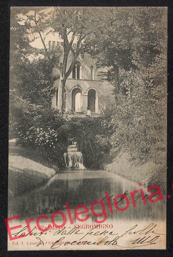 ag6786 - CARTOLINA D'EPOCA - Lucca Provincia - Segromigno