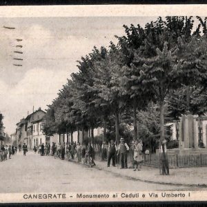 ac4062 - CARTOLINA D'EPOCA - Milano Provincia - CANEGRATE  1943