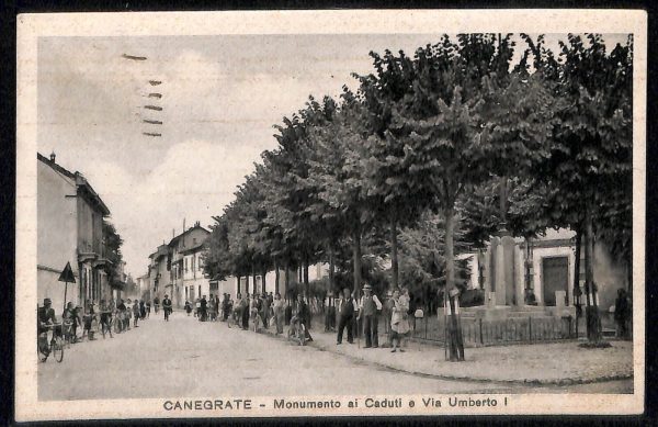 ac4062 - CARTOLINA D'EPOCA - Milano Provincia - CANEGRATE  1943