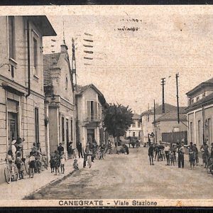 ac4063 - CARTOLINA D'EPOCA - Milano Provincia - CANEGRATE  1943