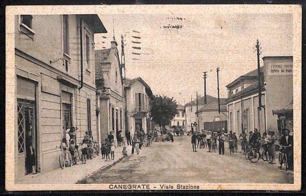 ac4063 - CARTOLINA D'EPOCA - Milano Provincia - CANEGRATE  1943