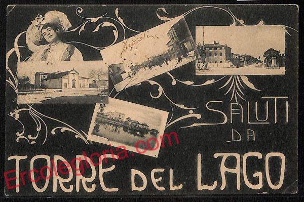 ag6798 - CARTOLINA D'EPOCA - Lucca Provincia - Torre del Lago