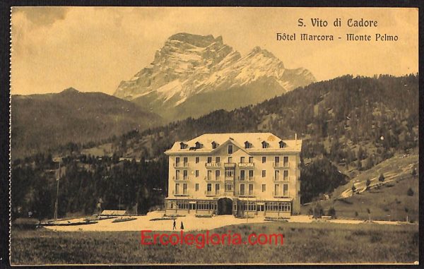 ae1281 - CARTOLINA  D'EPOCA - Belluno Provincia - San Vitto di Cadore