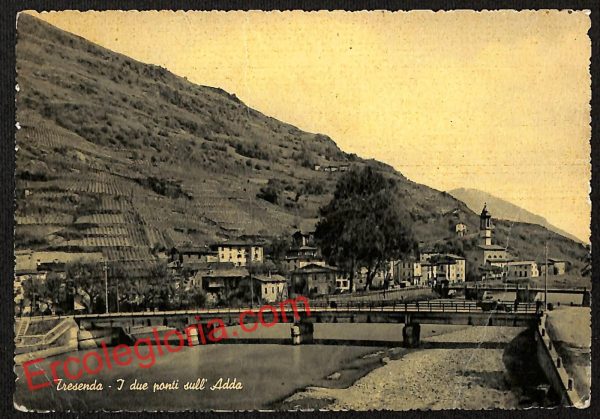 ai7233 - CARTOLINA D' EPOCA - Sondrio Provincia - Tresenda
