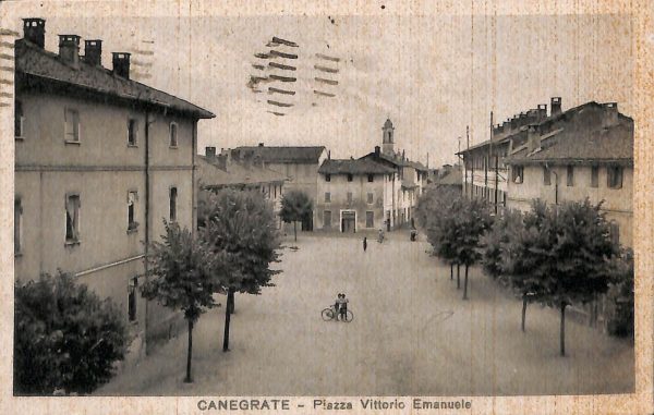 ac4070 - CARTOLINA D'EPOCA - Milano Provincia - CANEGRATE  1943