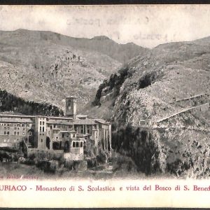ad8580 - CARTOLINA D'EPOCA - Roma Provincia - Subiaco  1909