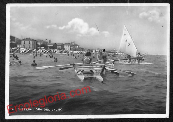 ai0913 - CARTOLINA D'EPOCA - Rimini Provincia - Viserba