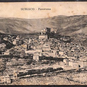 ad8581 - CARTOLINA D'EPOCA - Roma Provincia - Subiaco  1909