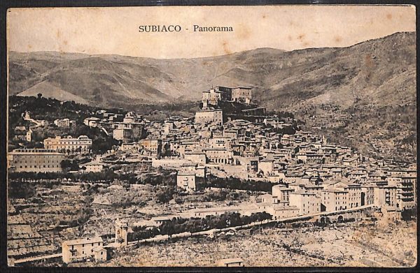 ad8581 - CARTOLINA D'EPOCA - Roma Provincia - Subiaco  1909