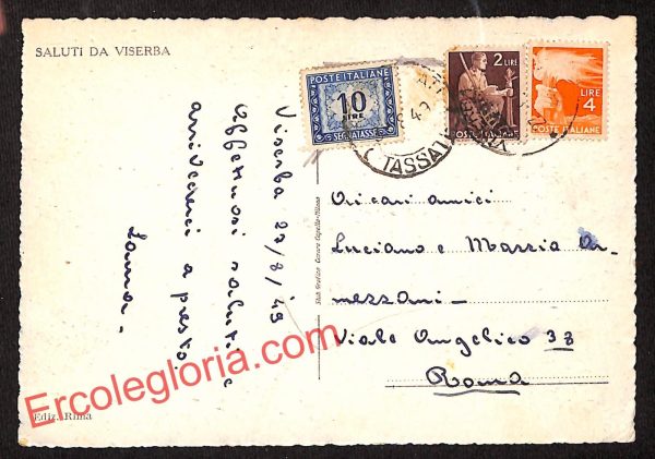 ai0917 - CARTOLINA D'EPOCA - Rimini Provincia - Viserba - immagine 2