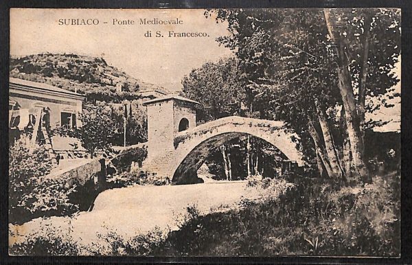 ad8583 - CARTOLINA D'EPOCA - Roma Provincia - Subiaco  1909