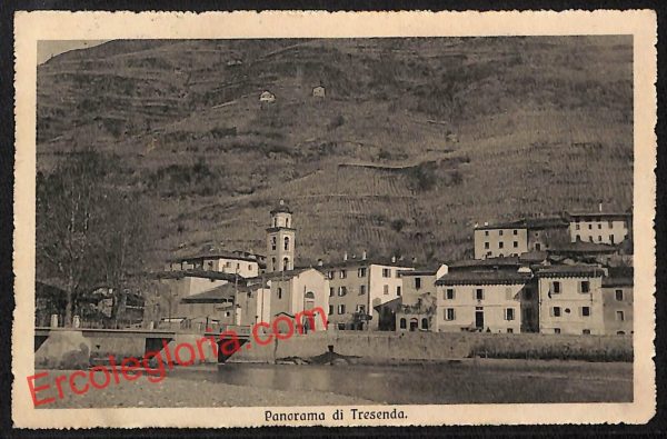 ai7234 - CARTOLINA D' EPOCA - Sondrio Provincia - Tresenda