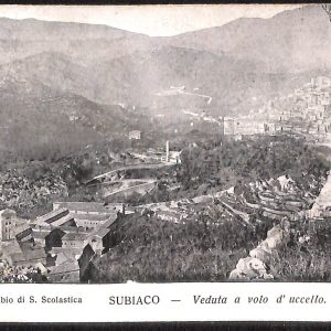 ad8590 - CARTOLINA D'EPOCA - Roma Provincia - Subiaco