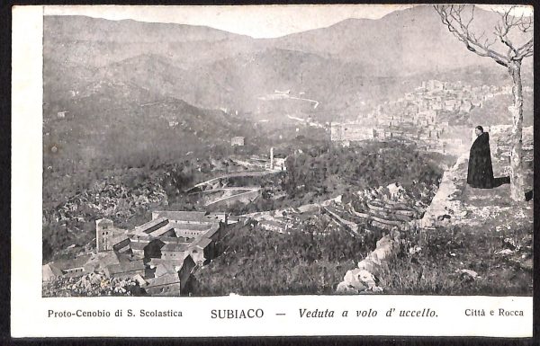 ad8590 - CARTOLINA D'EPOCA - Roma Provincia - Subiaco