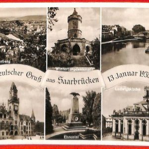 aa7809  - Ansichtskarten VINTAGE  POSTCARD: GERMANY Deutschland - Saarbrücken