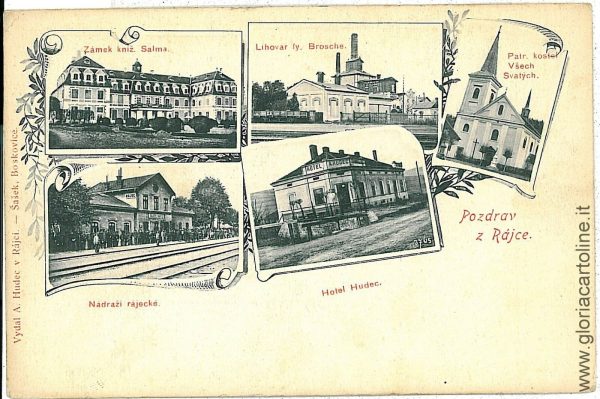 07247 - CZECH Czechoslovakia - Vintage POSTCARD Ansichtskarten - RAJCE