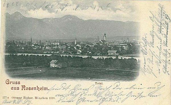 11794 - Ansichtskarten VINTAGE POSTCARD: GERMANY Deutschland - ROSENHEIM Gruss