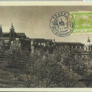89885 -  Czechoslovakia - Postal History - MAXIMUM CARD -  1949  ARCHITECTURE