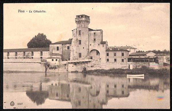 ad0009 - CARTOLINA D'EPOCA - Pisa Città - La Cittadella