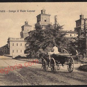 ae6131 - CARTOLINA D'EPOCA - Ferrara Città - Lungo il Viale Cavour  1911