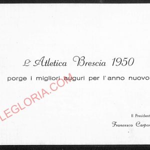ae4099 - CARTOLINA  D'EPOCA DOPPIA - Brescia Città - L'Atletica Brescia  1950