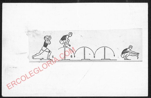 ae4099 - CARTOLINA  D'EPOCA DOPPIA - Brescia Città - L'Atletica Brescia  1950 - immagine 2