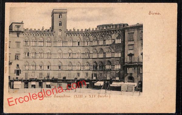 ai5321 - CARTOLINA D'EPOCA - Siena Città - Palazzo Sansedoni