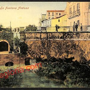 ai6581 - CARTOLINA D' EPOCA - Siragusa Città - La Fontana Aretusa