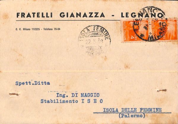ac4177 - CARTOLINA D'EPOCA - Milano Provincia -  LEGNANO
