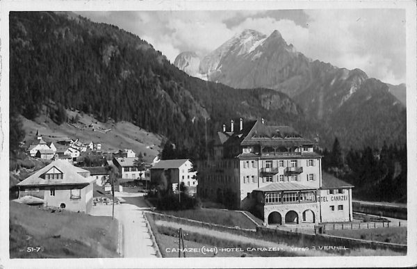 ab5628 - CARTOLINA  D'EPOCA - Trento Provincia : CANAZEI 1935