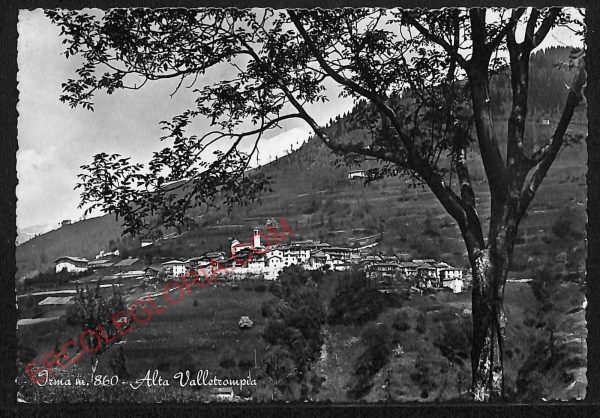 ae4100 - CARTOLINA  D'EPOCA - Brescia Città -  Alta Valletrompia