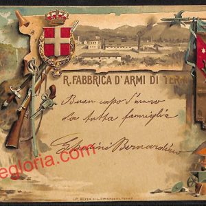 ai7616 - CARTOLINA D' EPOCA - Terni Città - R. Fabbrica d' Armi