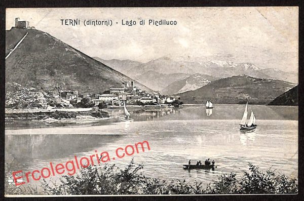 ai7628 - CARTOLINA D' EPOCA - Terni Città - Lago di Piediluco