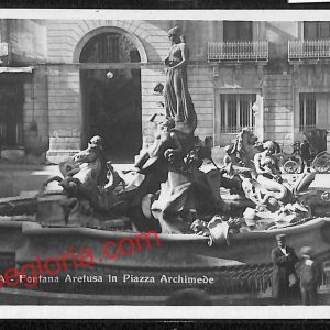 ai6612 - CARTOLINA D' EPOCA - Siragusa Città - Fontana Aretusa