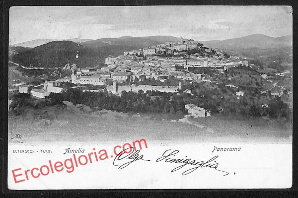 ai7655 - CARTOLINA D' EPOCA - Terni Provincia - Amelia