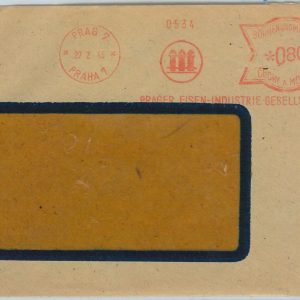 61508 - BOHEMIA MORAVIA - POSTAL HISTORY: MECHANICAL POSTMARK on COVER 1945