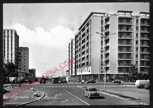 ae4101 - CARTOLINA  D'EPOCA - Brescia Città - Grattacieli
