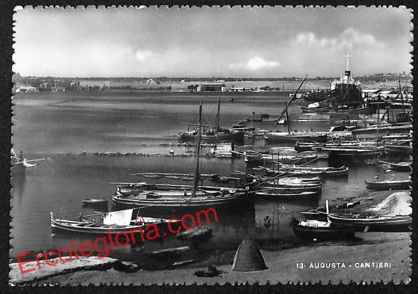 ai6640 - CARTOLINA D' EPOCA - Siragusa Provincia - Augusta