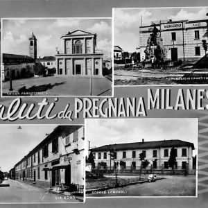 ac4254 - CARTOLINA D'EPOCA - Milano Provincia -  PREGNANA MILANESE  1965