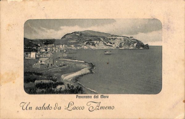 ab8341 - CARTOLINA  D'EPOCA - Napoli  Provincia  - LACCO AMENO  1918