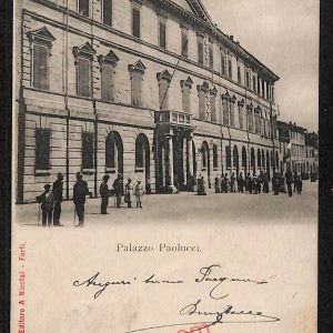 ag0359 - CARTOLINA D'EPOCA - Forlì Città - Palazzo Paolucci