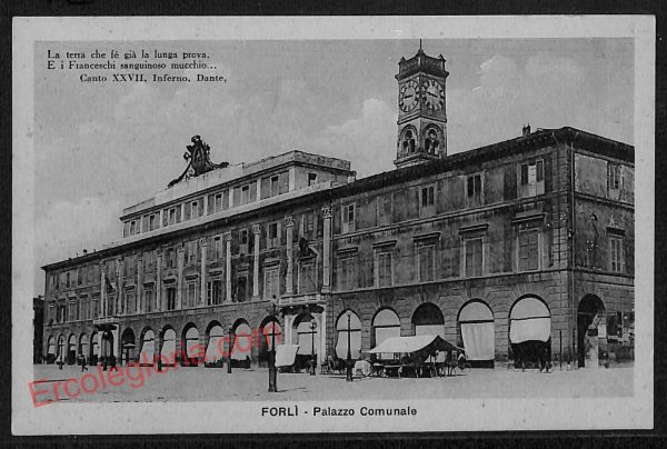 ag0360 - CARTOLINA D'EPOCA - Forlì Città - Palazzo Comunale