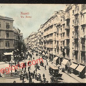 ag9676 - CARTOLINE D'EPOCA - Napoli Città - Via Roma