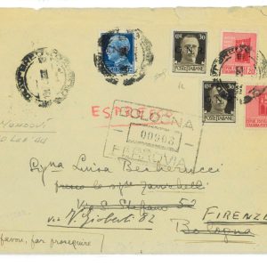 P2455 - ITALIA RSI , INTERESSANTE LETTERA DA MONDOVI (10.7.1944) PER BOLOGNA