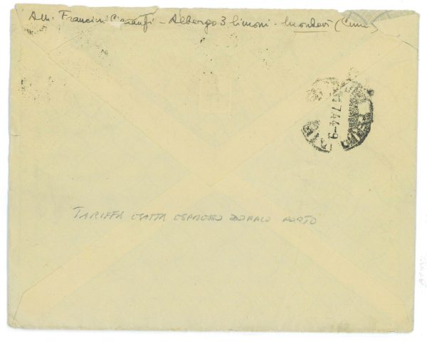 P2455 - ITALIA RSI , INTERESSANTE LETTERA DA MONDOVI (10.7.1944) PER BOLOGNA - immagine 2