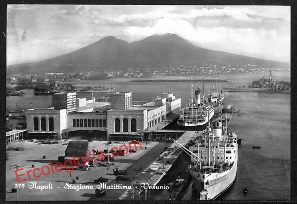 ah3391 - CARTOLINE D'EPOCA - Napoli Citta - Stazione Marittima