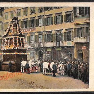 ae6866 - CARTOLINA D'EPOCA - Firenze Città - Il Carro del Sabato Santo